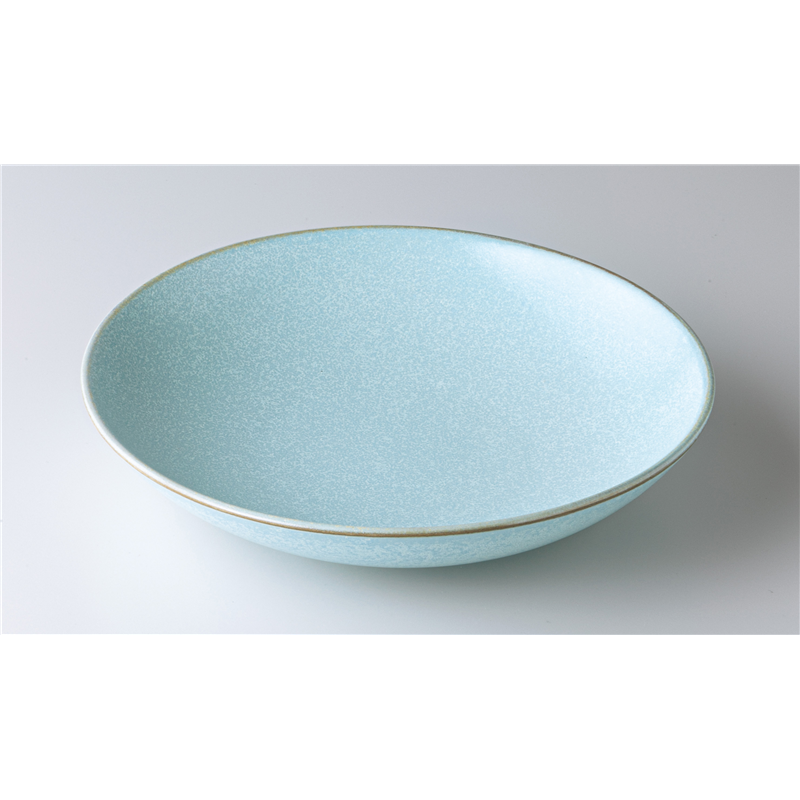 古林陶器 モダンスタイルカジュアルカフェ ライトブルー24㎝ボール 1250010125 1個（ご注文単位1個）【直送品】