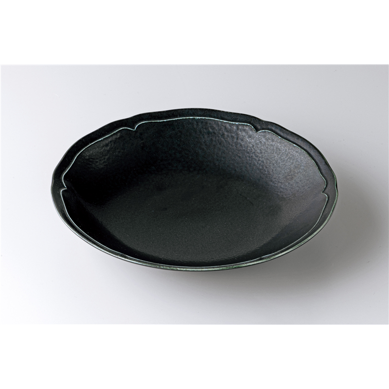 古林陶器 モダンスタイルカジュアルカフェ RINKA 6.5吋プレート BK 1250340105 1個（ご注文単位1個）【直送品】