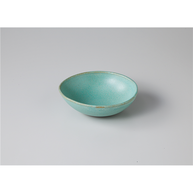 古林陶器 モダンスタイルカジュアルカフェ グリーンマット たまご鉢 1153550778 1個（ご注文単位1個）【直送品】