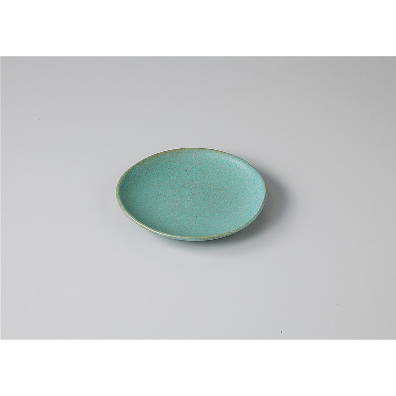 古林陶器 モダンスタイルカジュアルカフェ グリーンマット 小皿 1153550678 1個（ご注文単位1個）【直送品】