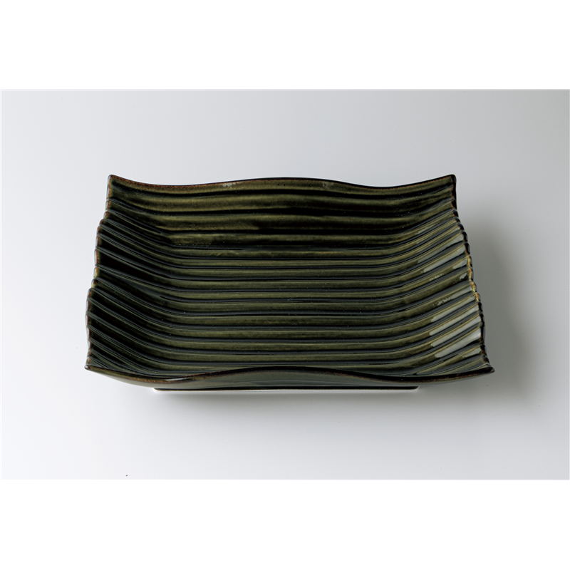 古林陶器 モダンスタイルカジュアルカフェ ヨーロピアン30cmプレート 快織部 1250710303 1個(ご注文単位1個)【直送品】