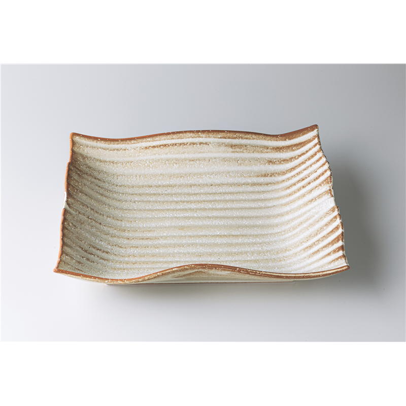 古林陶器 モダンスタイルカジュアルカフェ ヨーロピアン30cmプレート 芳萩 1250730303 1個(ご注文単位1個)【直送品】