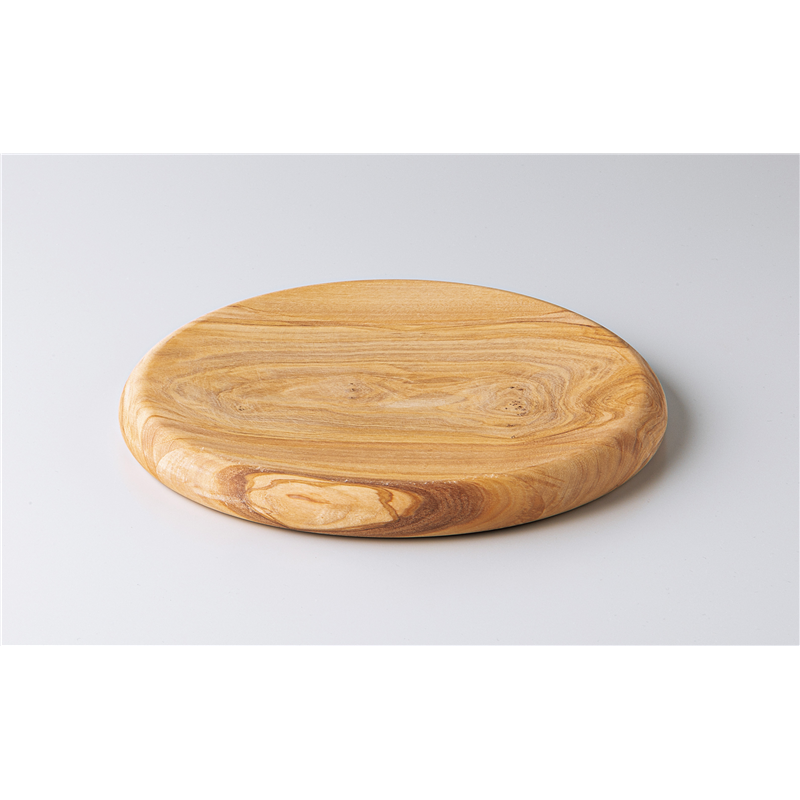 古林陶器 モダンスタイルカジュアルカフェ ラウンドプレート 230 オリーブ 1251210363 1個（ご注文単位1個）【直送品】