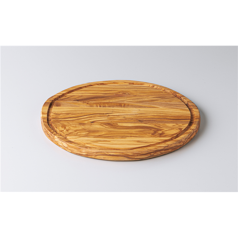 古林陶器 モダンスタイルカジュアルカフェ ラウンドボード 240 オリーブ 1251220163 1個（ご注文単位1個）【直送品】