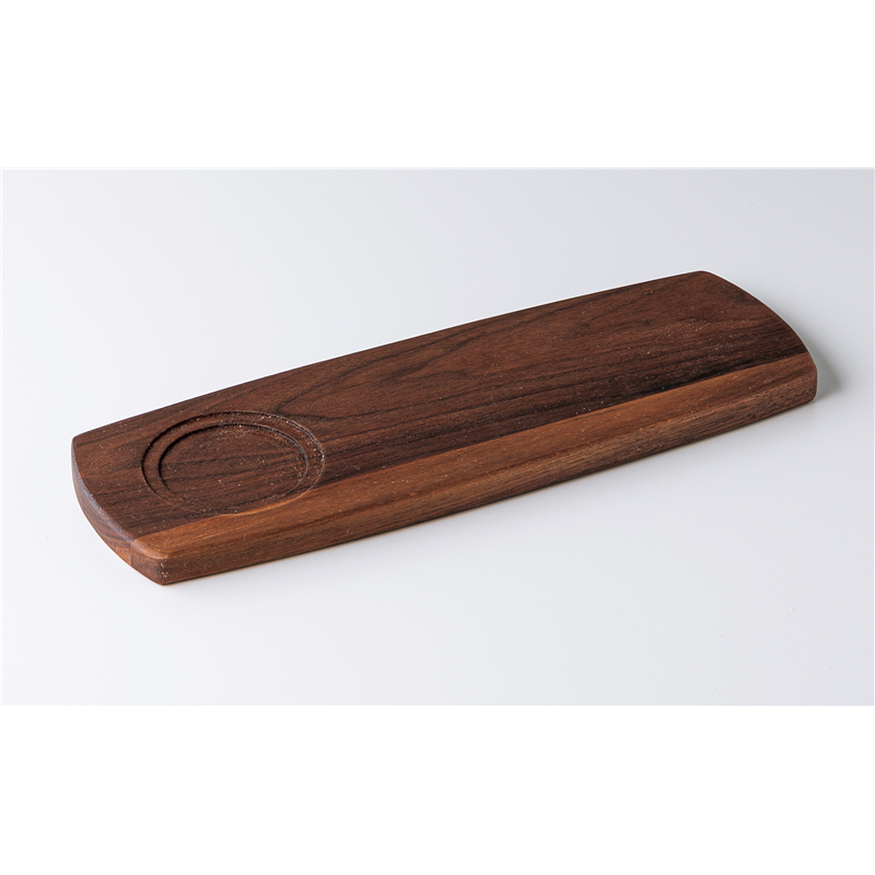 古林陶器 モダンスタイルカジュアルカフェ アペタイザーボード 1穴 ブラックウォルナット 1251320263 1個（ご注文単位1個）【直送品】