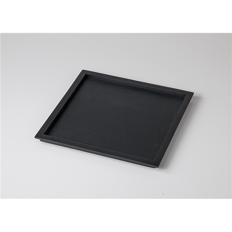 古林陶器 ビュッフェ&ピザ 木製ブラック27cm用スクエア 1161620103 1個（ご注文単位1個）【直送品】