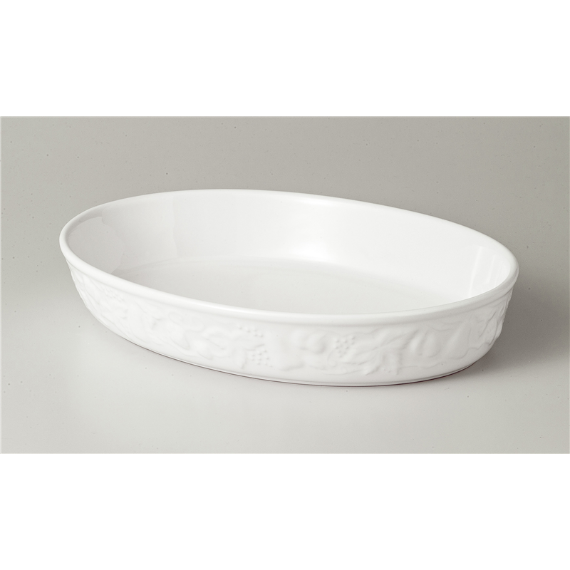 古林陶器 ビュッフェ フルーツレリーフ ラザニアL 850530681 1個（ご注文単位1個）【直送品】