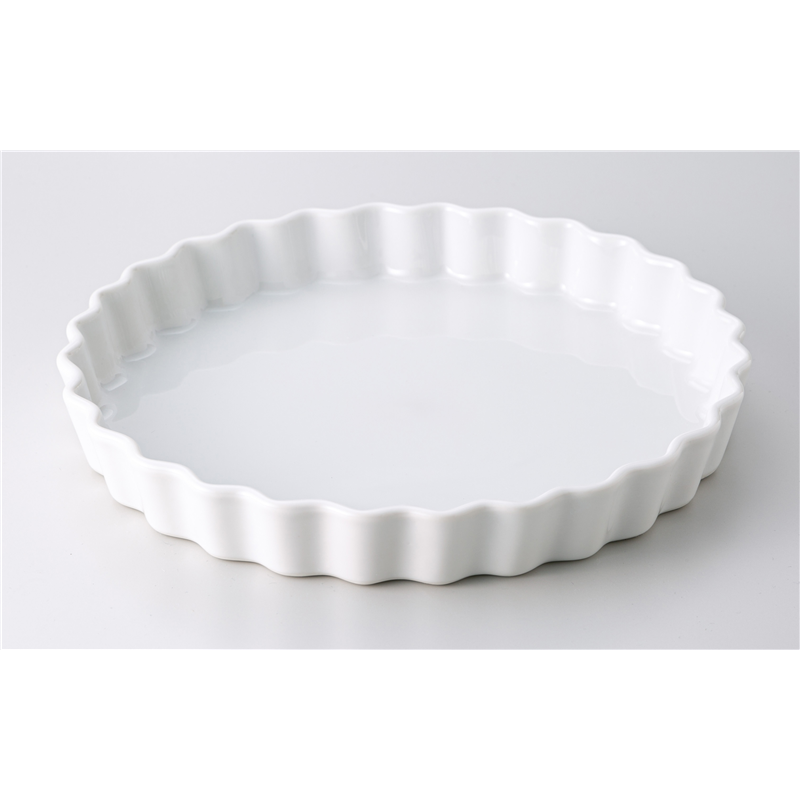 古林陶器 オーブン食器 白丸型10吋パイ皿 560750303 1個（ご注文単位1個）【直送品】