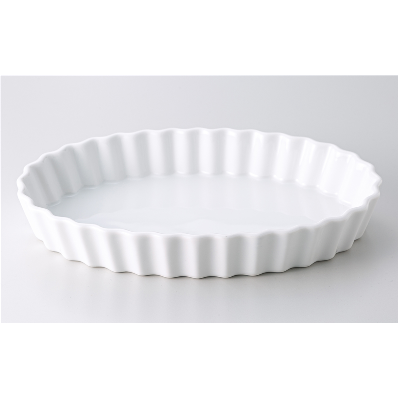 古林陶器 オーブン食器 白10吋小判パイ皿 560751103 1個（ご注文単位1個）【直送品】