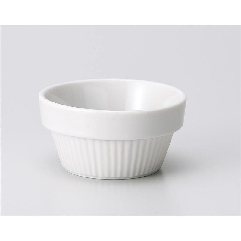 古林陶器 スフレ 白8cmスタックスフレ 1163610408 1個（ご注文単位1個）【直送品】