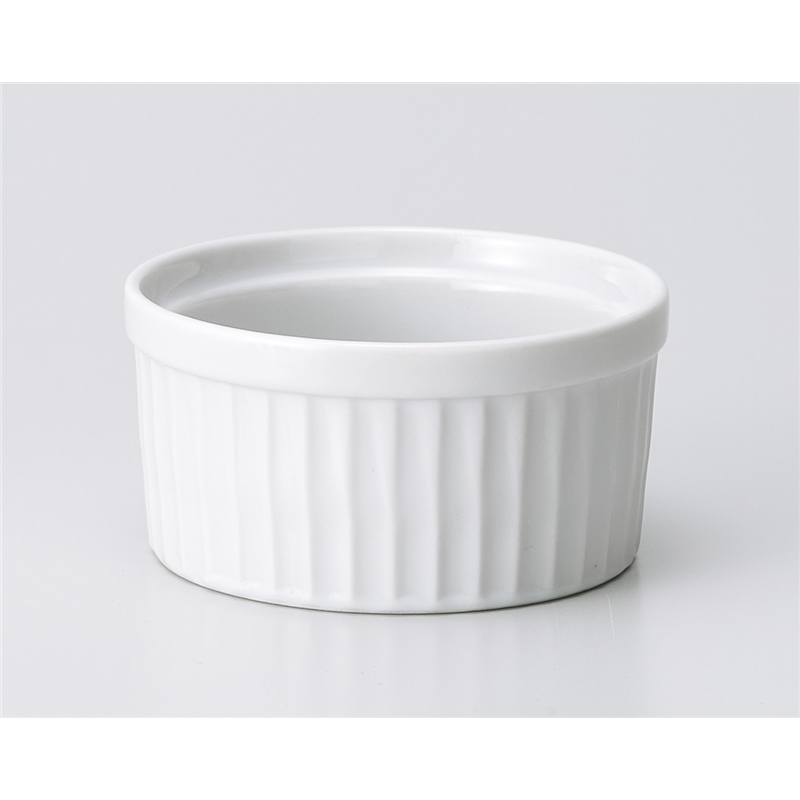 古林陶器 スフレ 白丸スフレ 中 1163620415 1個（ご注文単位1個）【直送品】