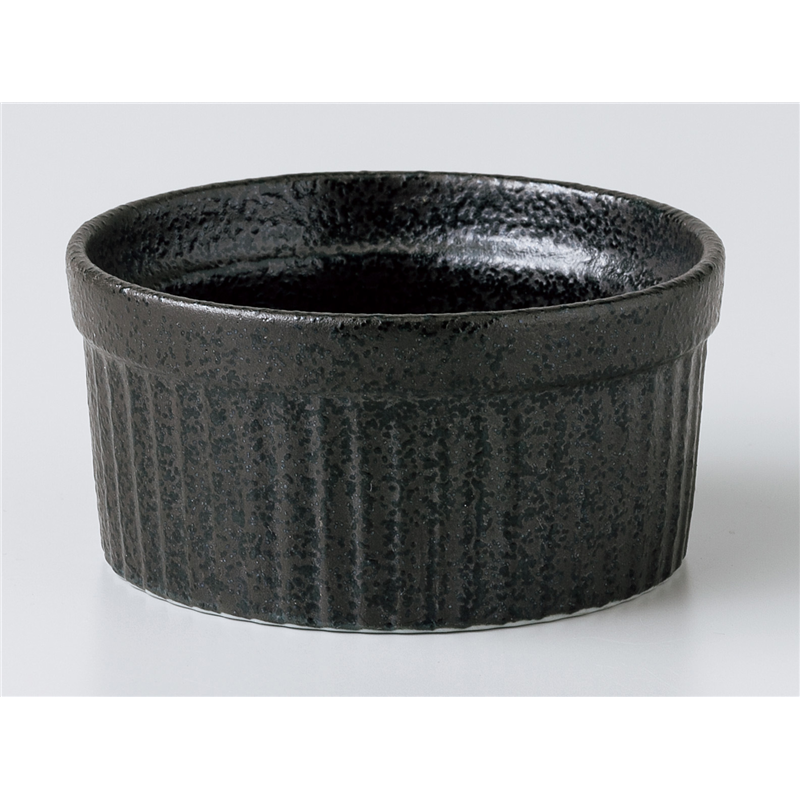 古林陶器 スフレ スフレ8 黒 963521361 1個（ご注文単位1個）【直送品】
