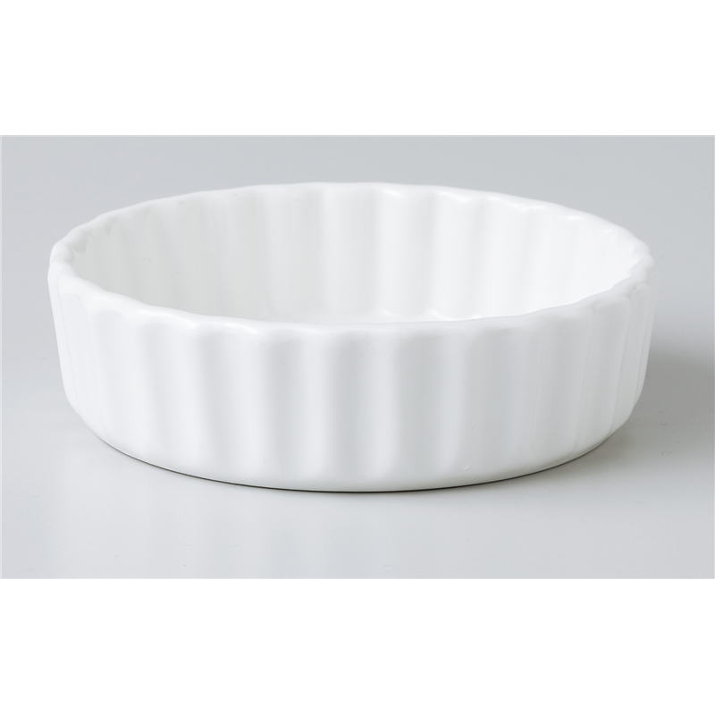 古林陶器 スフレ WH 10cmブリュレ 963540463 1個（ご注文単位1個）【直送品】