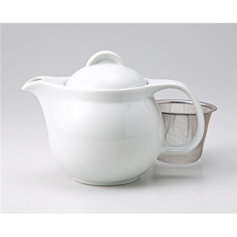 古林陶器 洋小物・ポット洋 シンプルサークル白ポット 大 1259540226 1個（ご注文単位1個）【直送品】