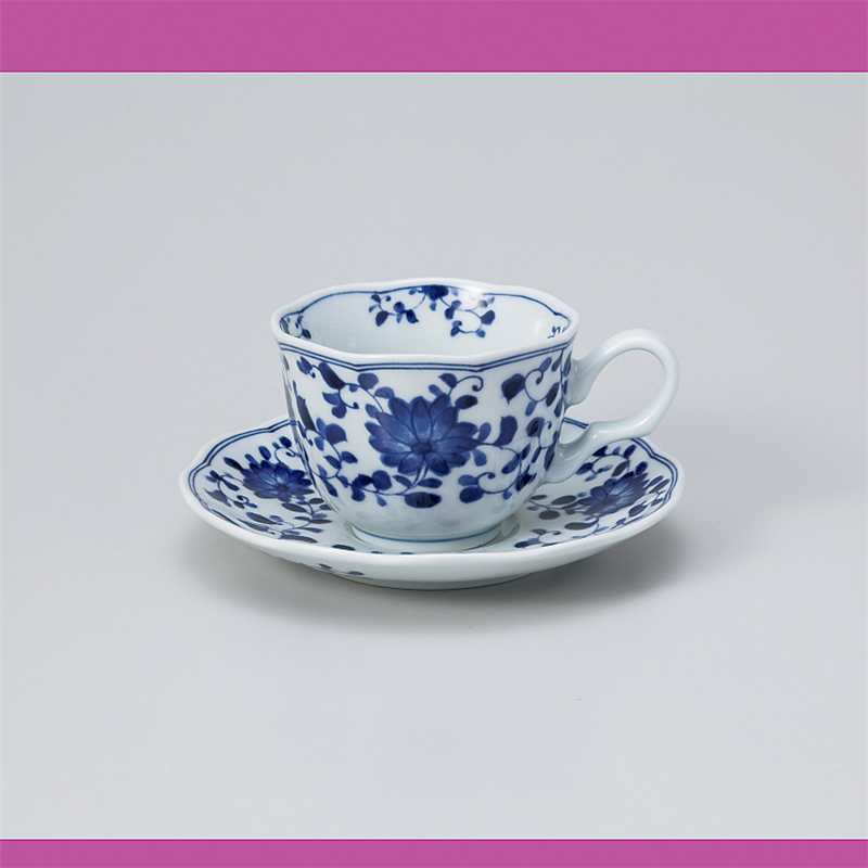 古林陶器 椀皿 菊唐草 コーヒーC/S 861150741 1個（ご注文単位1個）【直送品】