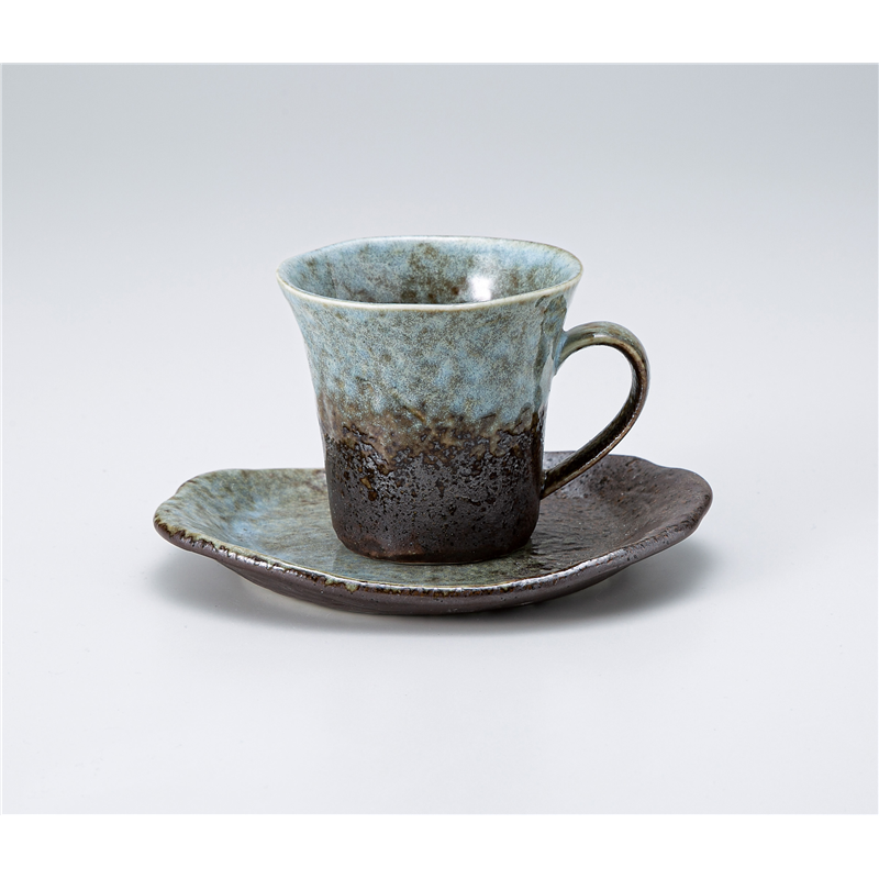 古林陶器 椀皿 いっぷくコーヒーC/S 緑 1353240101 1個（ご注文単位1個）【直送品】