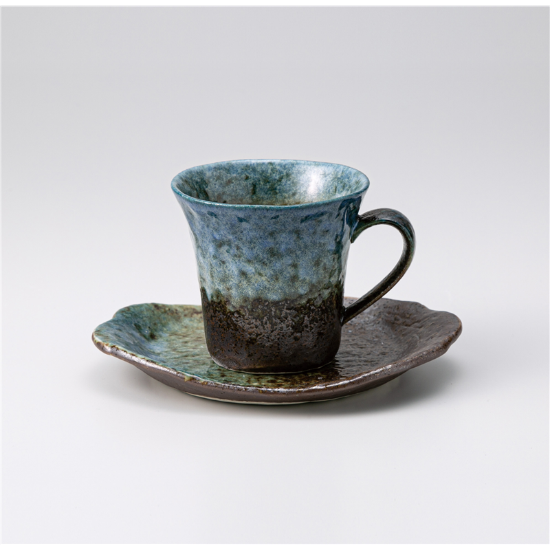 古林陶器 椀皿 森の湖コーヒー碗皿 1260450778 ※ソーサー単品のみ 1個（ご注文単位1個）【直送品】