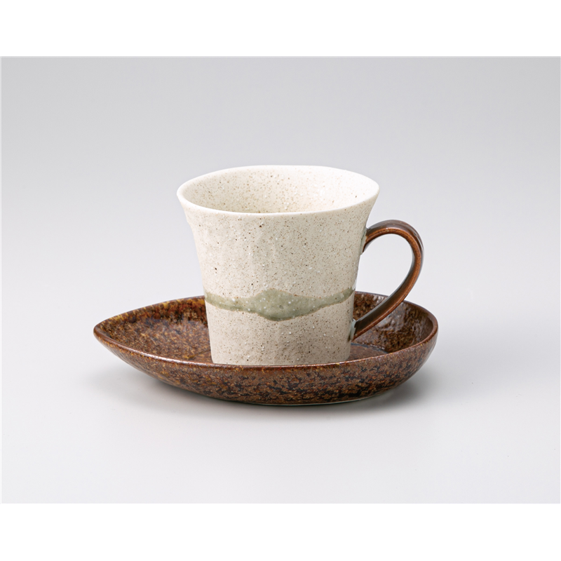 古林陶器 椀皿 砂丘コーヒー碗皿 1260450978 ※ソーサー単品のみ 1個（ご注文単位1個）【直送品】