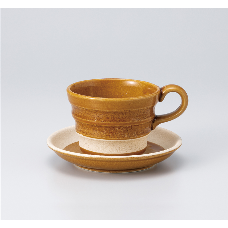 古林陶器 椀皿 黄瀬戸 削りコーヒーC/S 1165310978 1個（ご注文単位1個）【直送品】
