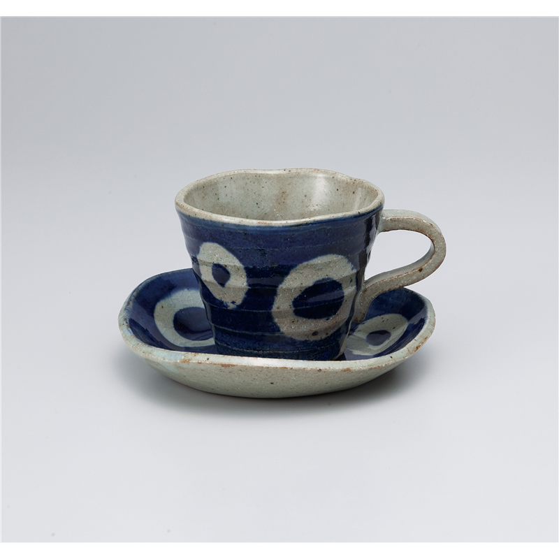 古林陶器 椀皿 呉須丸紋コーヒーC/S 1064920524 1個（ご注文単位1個）【直送品】