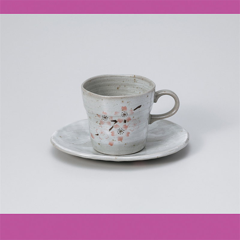 古林陶器 椀皿 青地刷毛目桜軽C/Sピンク 861231157 1個（ご注文単位1個）【直送品】