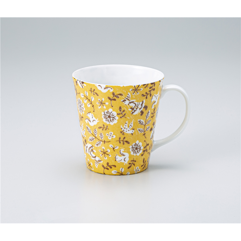 古林陶器 マグ 軽量薄造りマグカップ ピクニック 1353620176 1個（ご注文単位1個）【直送品】