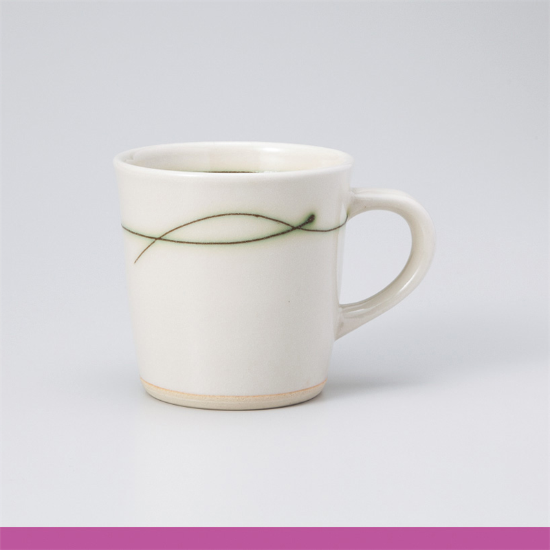 古林陶器 マグ 緑線マグ 861540126 1個（ご注文単位1個）【直送品】