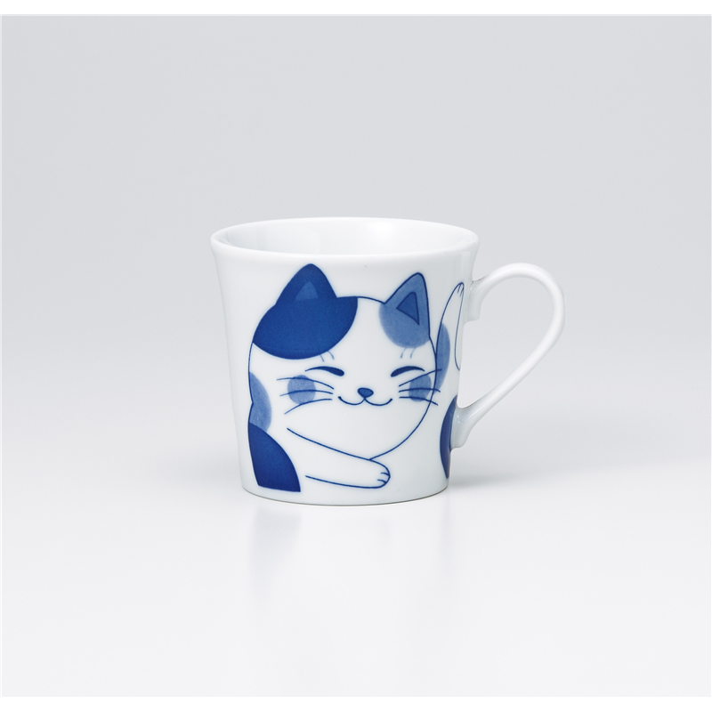 古林陶器 マグ ねこちぐら ミケYKマグ 1353650251 1個（ご注文単位1個）【直送品】