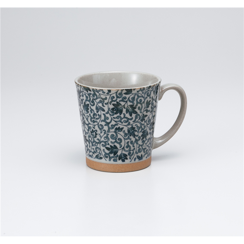 古林陶器 マグ 土物サラサ青マグ 1065150552 1個（ご注文単位1個）【直送品】