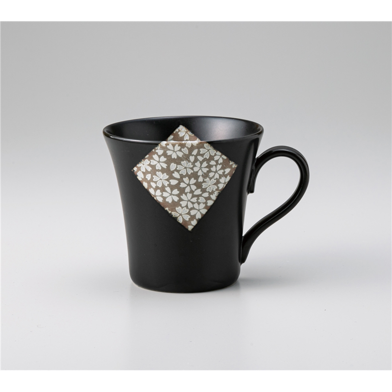 古林陶器 マグ 黒マットはる風マグ 1261030647 1個(ご注文単位1個)【直送品】