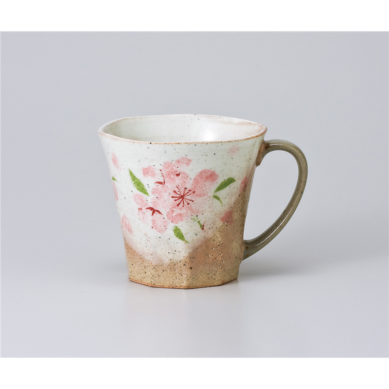 古林陶器 マグ 八重桜マグ ピンク 663530357 1個(ご注文単位1個)【直送品】