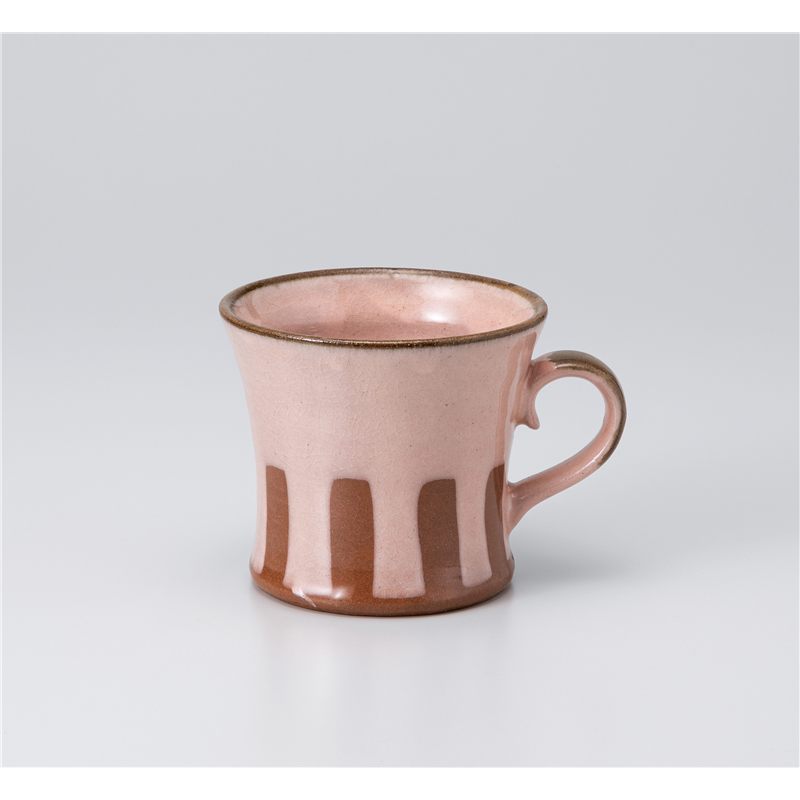 古林陶器 マグ キネ型十草マグピンク 1165520541 1個(ご注文単位1個)【直送品】