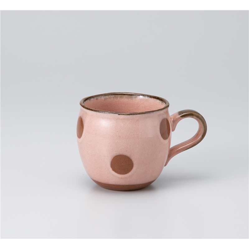 古林陶器 マグ しずくマグピンク 1165530541 1個（ご注文単位1個）【直送品】