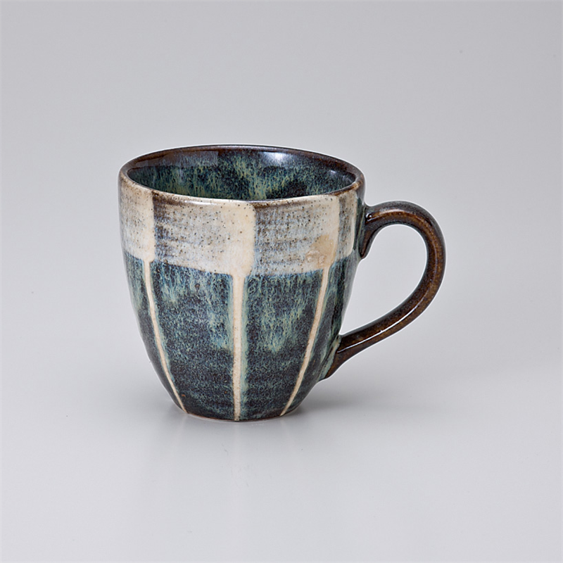 古林陶器 マグ 窯変十草黒なつめマグ 758040501 1個（ご注文単位1個）【直送品】