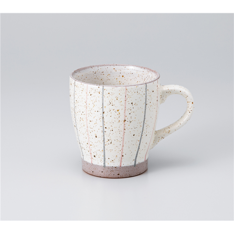 古林陶器 マグ 二色十草ピンクマグ 1165660460 1個（ご注文単位1個）【直送品】