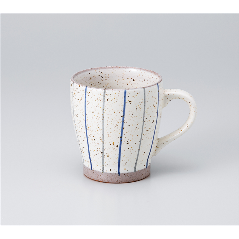 古林陶器 マグ 二色十草青マグ 1165660360 1個（ご注文単位1個）【直送品】