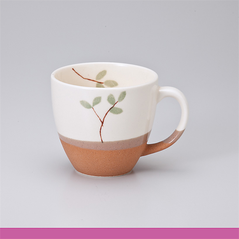 古林陶器 マグ リーフマグ レンガ 758030615 1個（ご注文単位1個）【直送品】