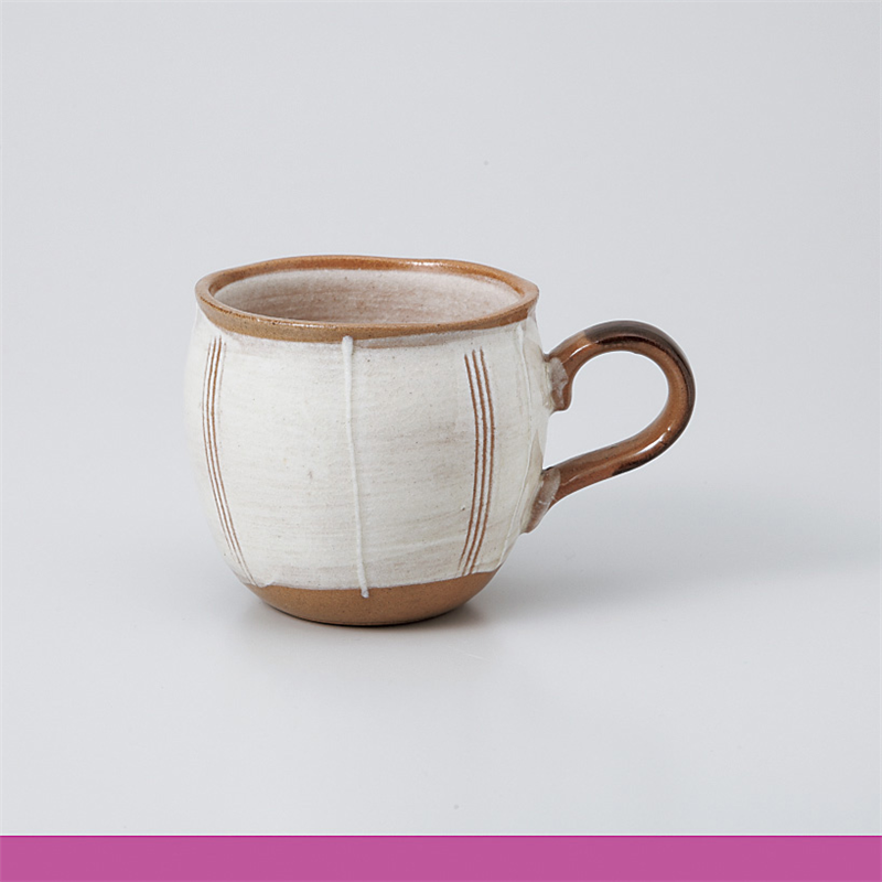 古林陶器 マグ 白粉引一珍トクサしずくマグ 965420157 1個（ご注文単位1個）【直送品】