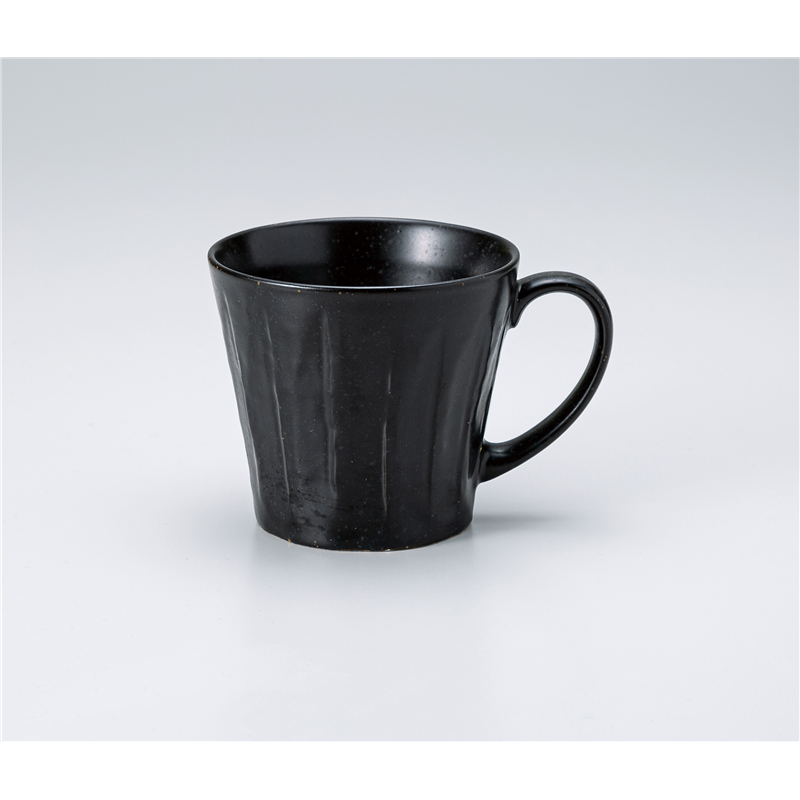 古林陶器 マグ ソギマグカップ 黒 1354010476 1個（ご注文単位1個）【直送品】