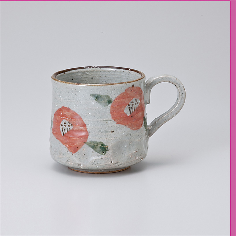 古林陶器 マグ 朱椿駒型マグ 758310420 1個（ご注文単位1個）【直送品】