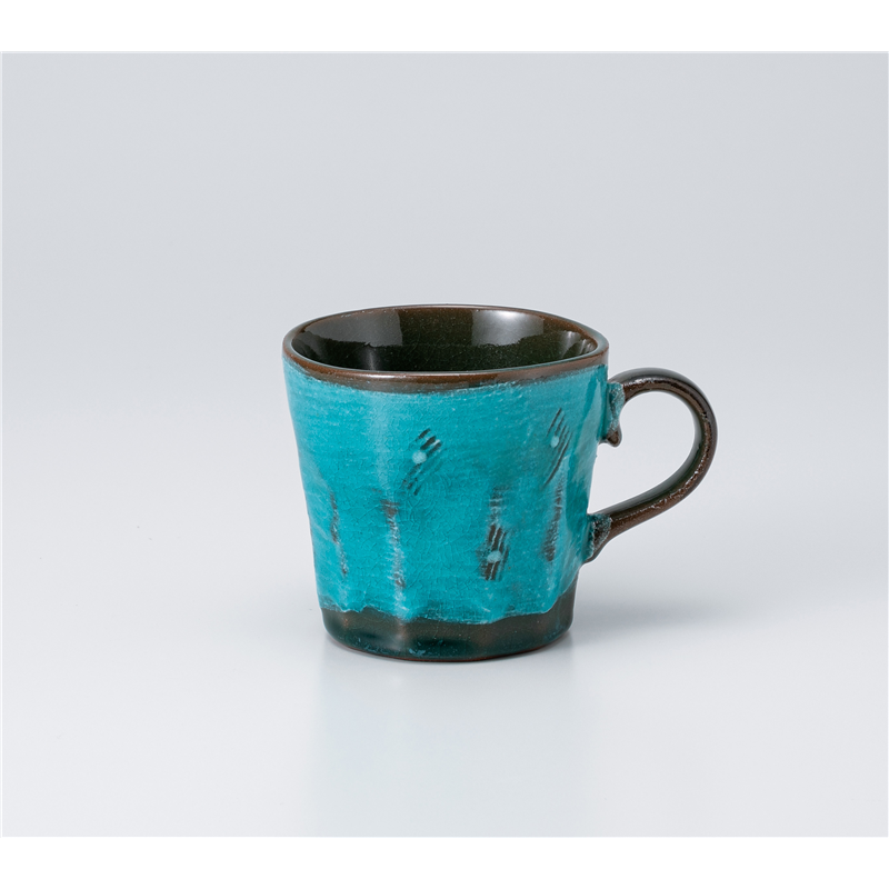 古林陶器 マグ 八窯変マグトルコブルー 1165840541 1個（ご注文単位1個）【直送品】