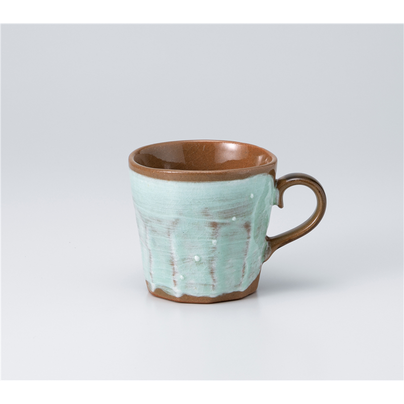 古林陶器 マグ 八窯変マグ ミント 1165840641 1個（ご注文単位1個）【直送品】