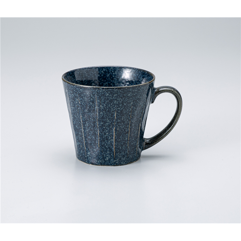 古林陶器 マグ ソギマグカップ 藍の雪 1354020576 1個（ご注文単位1個）【直送品】