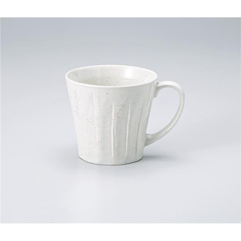 古林陶器 マグ ソギマグカップ 白 1354020676 1個（ご注文単位1個）【直送品】