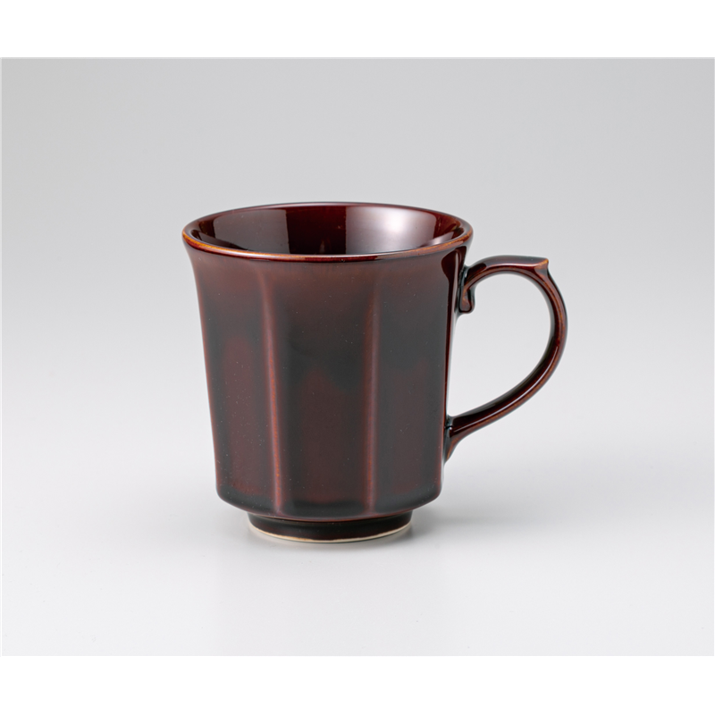 古林陶器 マグ アメ 八角マグ 1261250551 1個（ご注文単位1個）【直送品】