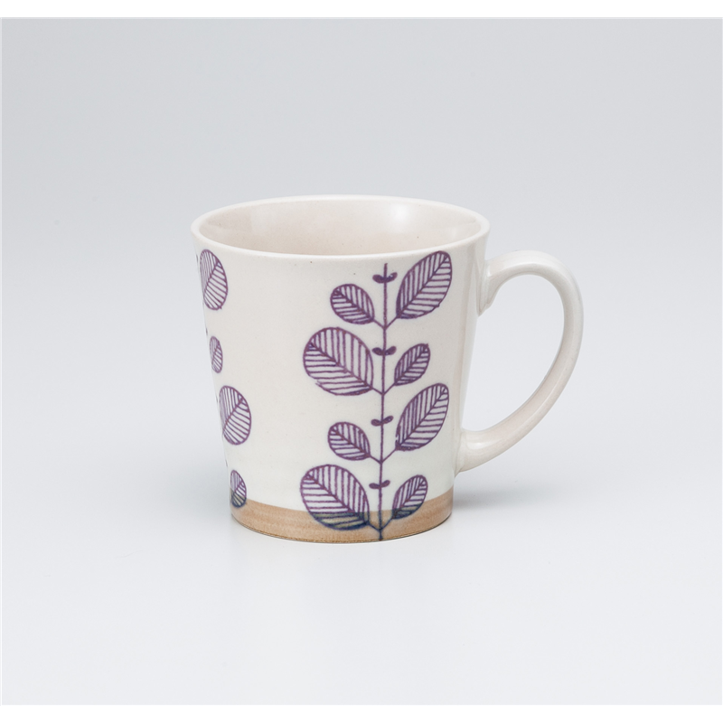 古林陶器 マグ 若葉紫 軽量マグ 1065620152 1個（ご注文単位1個）【直送品】