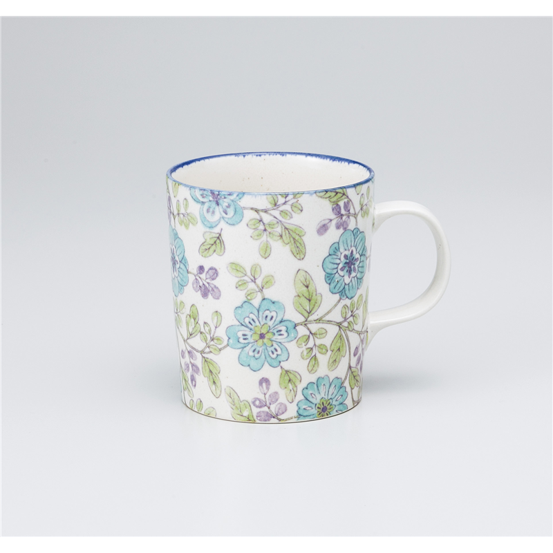 古林陶器 マグ なごみ唐草 軽量マグ 青 1065710261 1個（ご注文単位1個）【直送品】