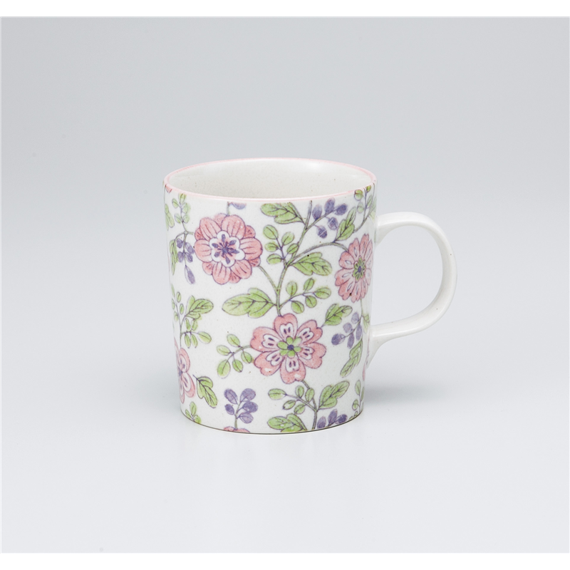 古林陶器 マグ なごみ唐草 軽量マグ 赤 1065710161 1個（ご注文単位1個）【直送品】