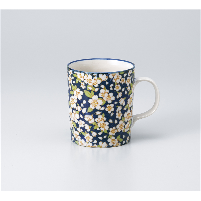 古林陶器 マグ 軽マグ小桜 青 1166020157 1個（ご注文単位1個）【直送品】