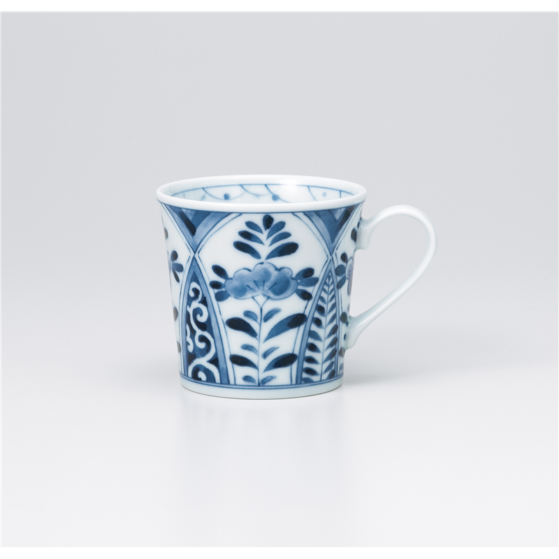 古林陶器 マグ 花間取YKマグ 1354150152 1個（ご注文単位1個）【直送品】